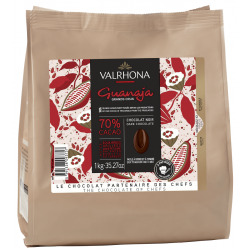 Chocolat Noir Guanaja 70% Sac Fèves 1 kg