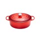 Cocotte Fonte Signature Ovale 4,1 L Rouge Cerise (27 cm) - Le Creuset