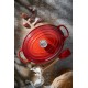 Cocotte Fonte Signature Ovale 4,1 L Rouge Cerise (27 cm) - Le Creuset
