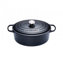 Cocotte Fonte Signature Ovale 4,7 L Noir Mat (29 cm) - Le Creuset Cocotte Fonte Signature Ovale 4,7 L Noir Mat (29 cm) - Le Creuset