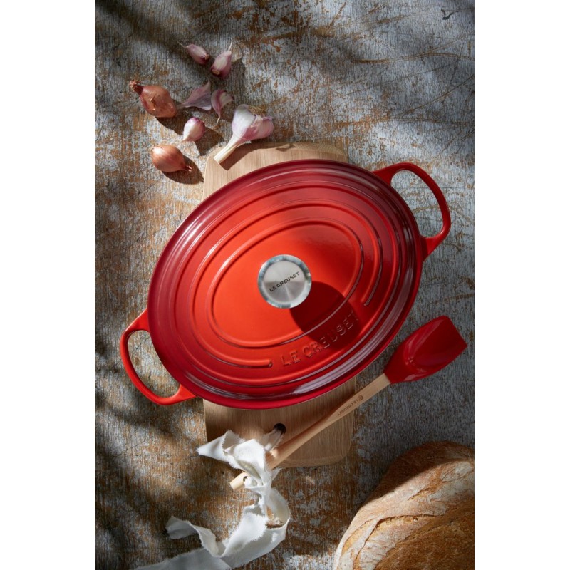 Le Creuset - Cocotte Signature Ovale 4,7 Rouge (29 cm) - Les Secrets du Chef