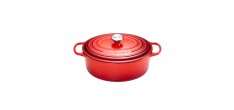 Cocotte Signature Ovale 6,3 L Rouge Cerise (31 cm)