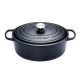 Cocotte Fonte Signature Ovale 8,9 L Noir Mat (35 cm) - Le Creuset