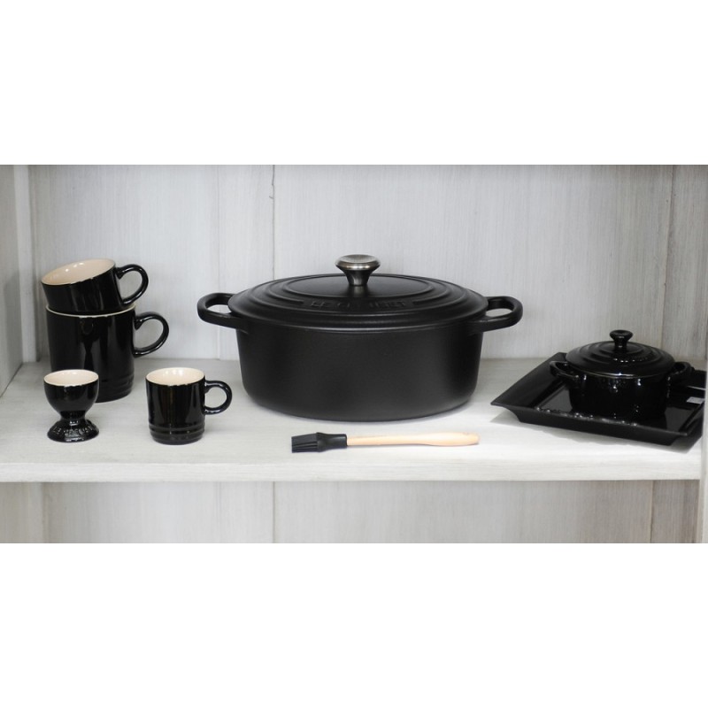 Cocotte Fonte Signature Ovale 8,9 L Noir Mat (35 cm)  - Le Creuset