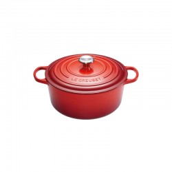 Cocotte Fonte Signature Ronde 1,8 L Rouge Cerise (18 cm) 