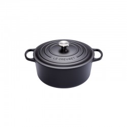 Cocotte Signature Ronde 1,8 L Noir Mat (18 cm)  - Le Creuset