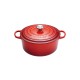 Signature Ronde Gietijzeren Stoofpot 2,4 L Kersenrood (20 cm) - Le Creuset