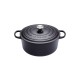 Cocotte Fonte Signature Ronde 2,4 L Noir Mat (20 cm) - Le Creuset