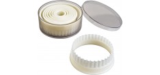 Emporte-Pièces Dentelés Rond 9 pcs