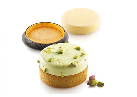 Moules Mini Tarte Silikomart Petit Amour - Kit Cœur, Silicone Platine | Pâtisserie Créative