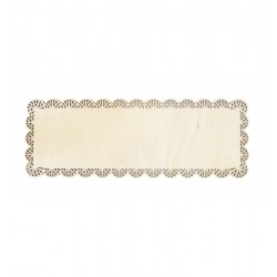 Support à Gâteaux Rectangulaire en Bois 36x13 cm  - Scrapcooking Support à Gâteaux Rectangulaire en Bois 36x13 cm  - Scrapcooking
