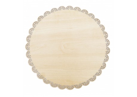Ronde Houten Taarthouder 29 cm - Scrapcooking