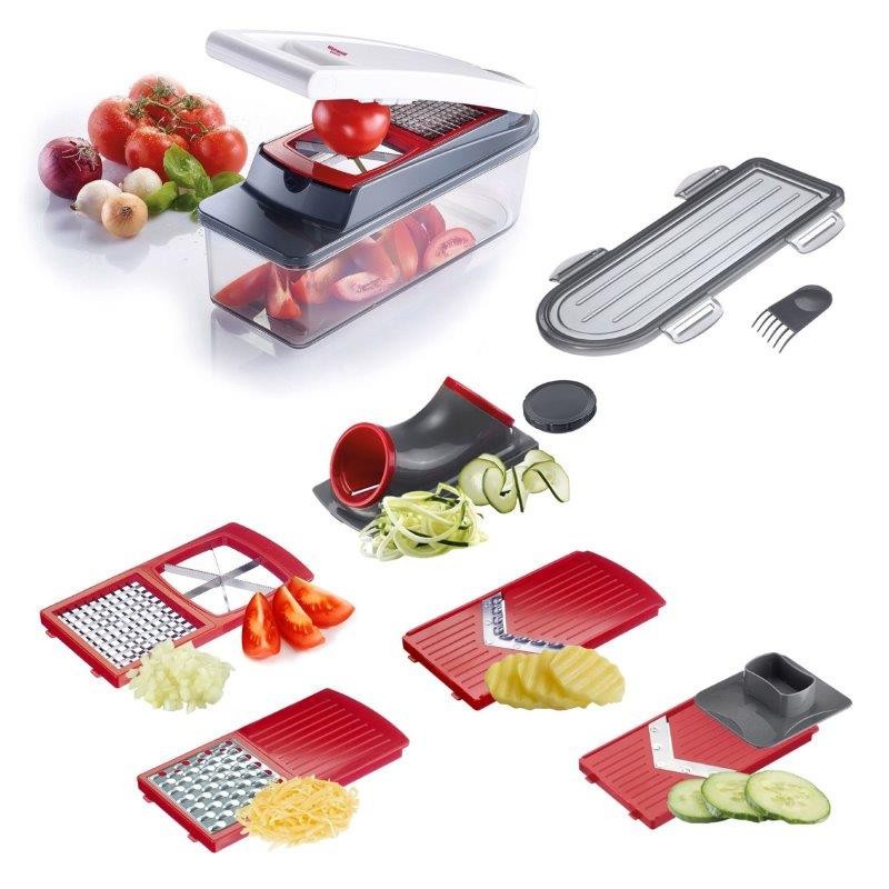 Westmark - Dicer Star Plus Coupe Legumes et Fruits avec Réservoir