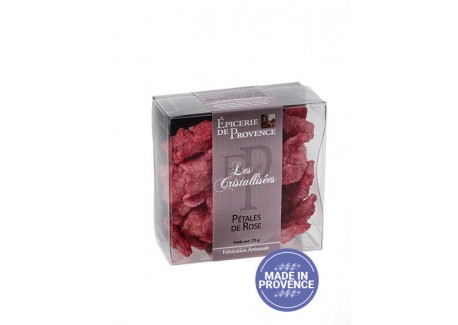 Pétales de Roses Cristallisées 75 g  - Quai Sud