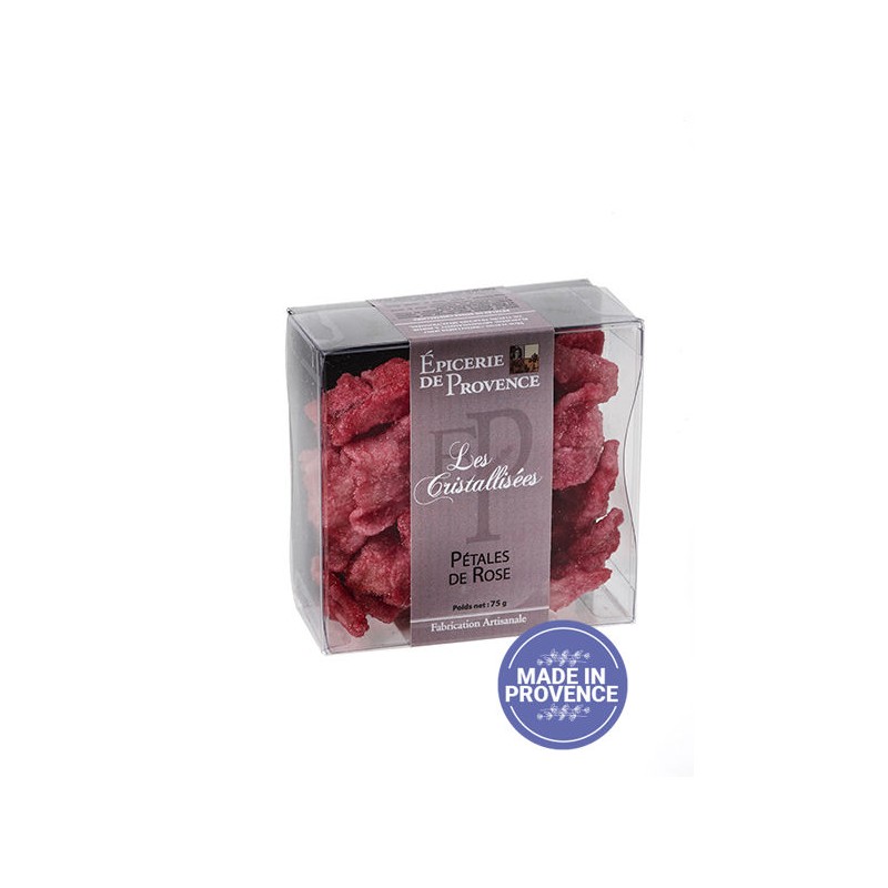 Pétales de Roses Cristallisées 75 g  - Quai Sud