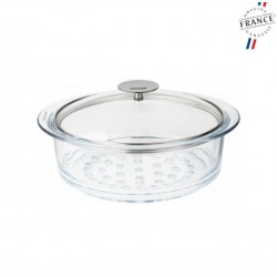 Cuit Vapeur en Verre 20 cm