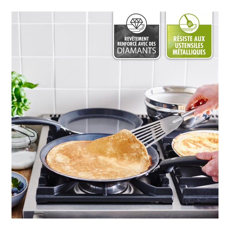 Greenpan - Essentials Crêpière Anti-adhésive 28 cm - Les Secrets du Chef