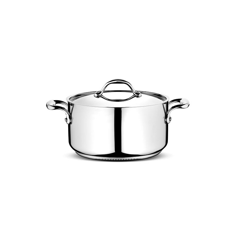 Accademia Casserole 20 cm 3 L avec Couvercle