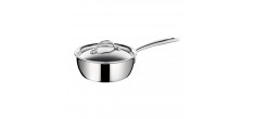 Accademia Sauteuse Conique 16 cm avec Couvercle