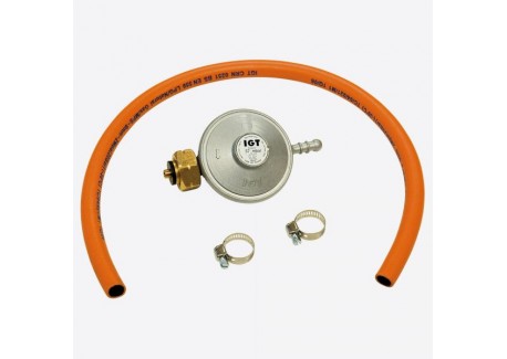 Gasregulator Slang 37 Mbar voor Pizzaoven en Plancha - Barbecook