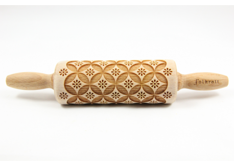 Rouleau à Empreintes en Bois Chinese 23 cm - Folkroll