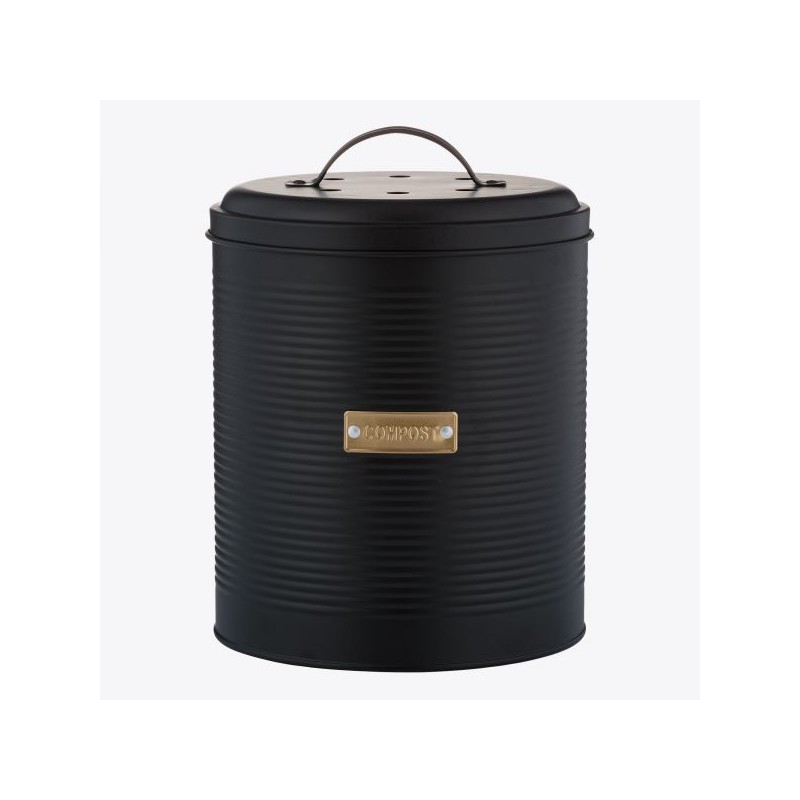 Typhoon - Otto Compost de Table Noir 2,5 l - Les Secrets du Chef