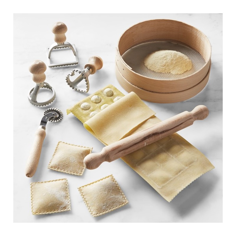 Bisetti Set pour Raviolis 7 pcs Viva La Pasta Les Secrets du Chef