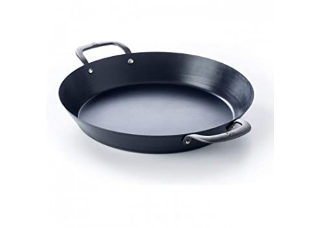 Black Steel Poêle à Paëlla 38 cm - BK Cookware