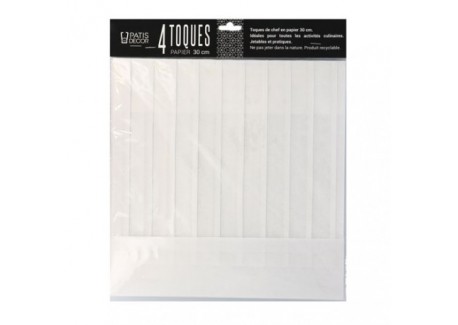 Toque en papier 30 cm 4 pcs - Patisdécor