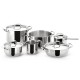 Sfiziosa Batterie de Cuisine Inox Brillant 10 pcs - Lagostina