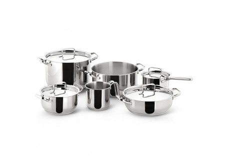 Sfiziosa Batterie de Cuisine Inox Brillant 10 pcs - Lagostina