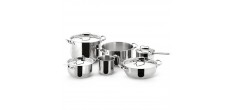 Sfiziosa Batterie de Cuisine Inox Brillant 10 pcs