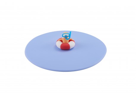 Lurch Mein 210301 Lot De 3 Couvercles Beach Kids En Silicone Platine Sans Bpa L 982770