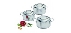 Apollo 7 Batterie de Cuisine Inox 3 pcs