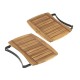 EGG Mates Tablettes Latérales Acacia Large - Big Green Egg