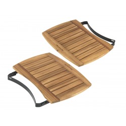 EGG Mates Tablettes Latérales Acacia Large - Big Green Egg EGG Mates Tablettes Latérales Acacia Large - Big Green Egg
