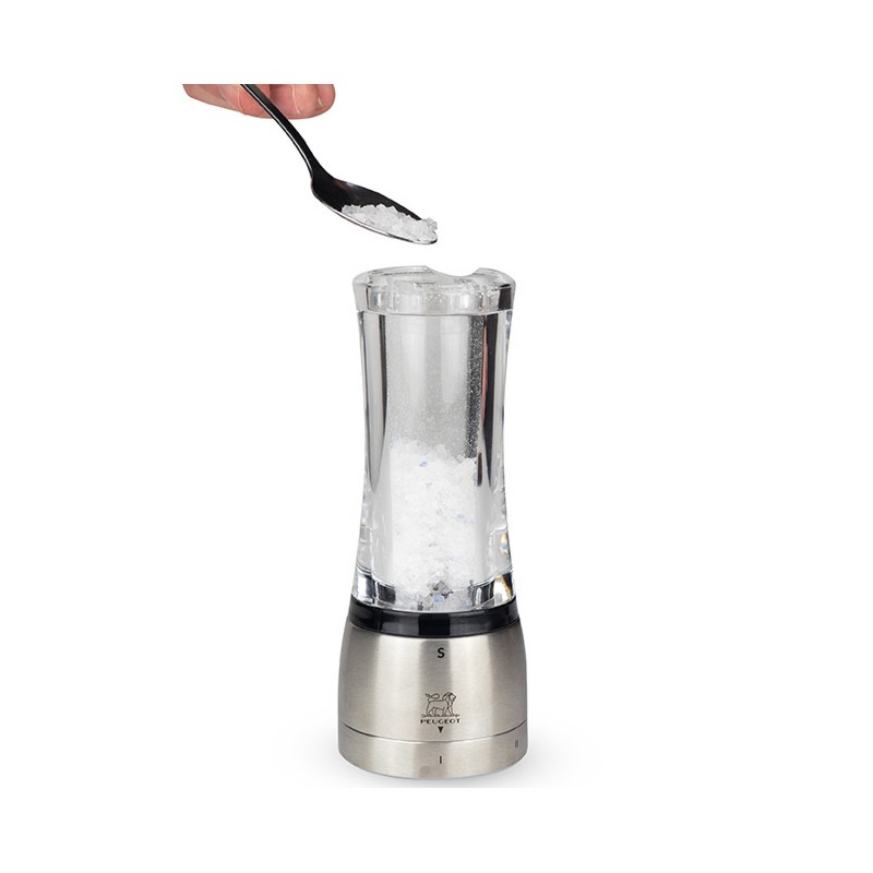 Peugeot Daman Zoutmolen 16 cm RVS Acryl U'Select Les Secrets du Chef