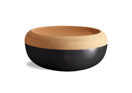 Grande Coupe de Conservation avec Couvercle 6,5 L Noir Mat Truffe - Emile Henry