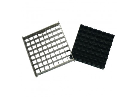 Raster Frieten Cutter 9x9 mm + Pusher - Le Tellier