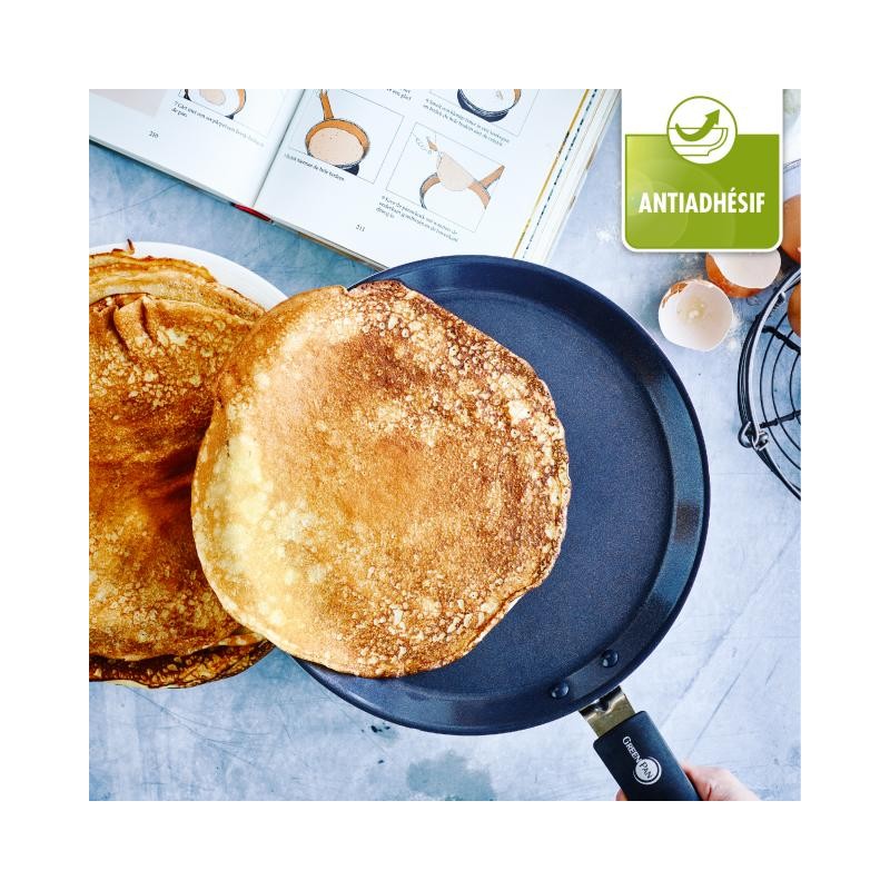 Greenpan - Essentials Crêpière Anti-adhésive 24 cm - Les Secrets