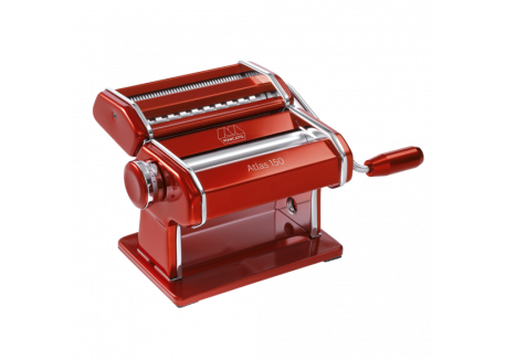 Atlas 150 Design Machine à Pâtes Manuelle Rouge  - Marcato