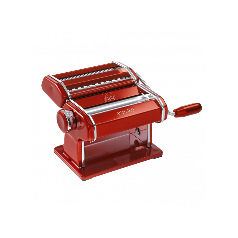 Atlas 150 Design Machine à Pâtes Manuelle Rouge  - Marcato
