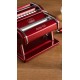 Atlas 150 Design Machine à Pâtes Manuelle Rouge - Marcato