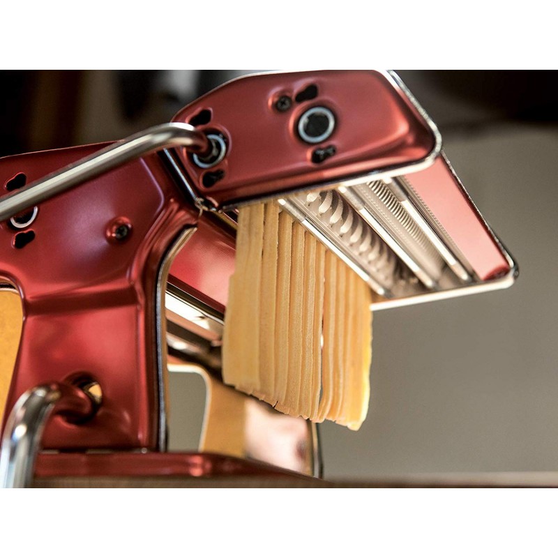 Atlas 150 Design Machine à Pâtes Manuelle Rouge  - Marcato