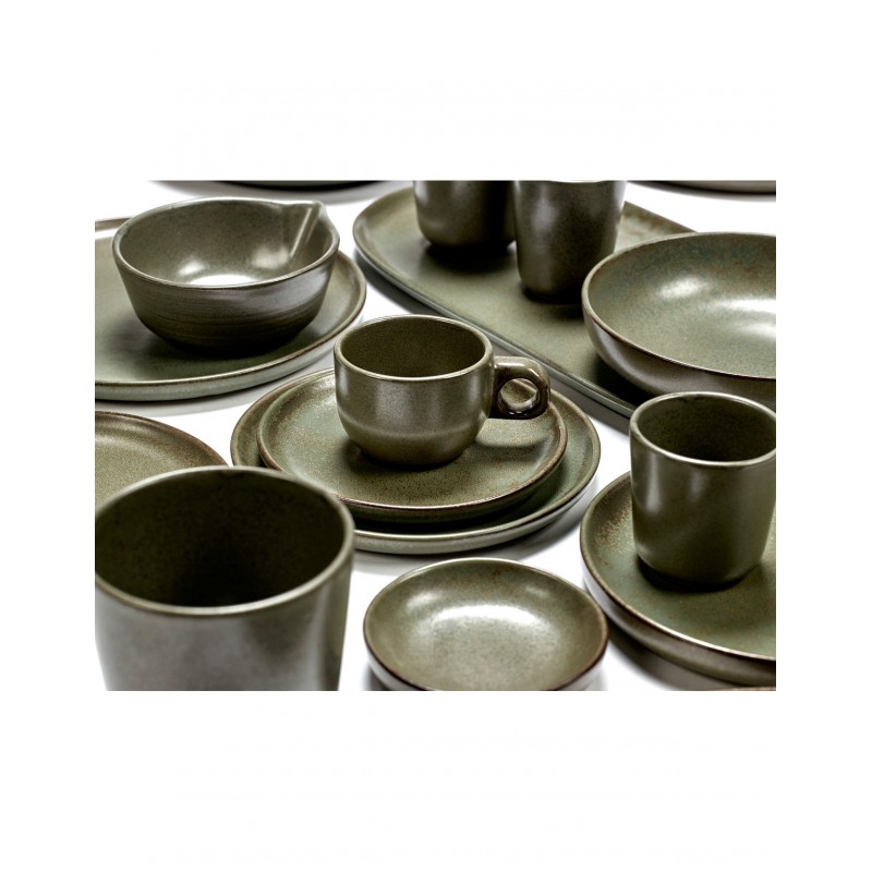 Sergio Herman Surface Assiette à Dessert 21 cm Camo Green  - Serax