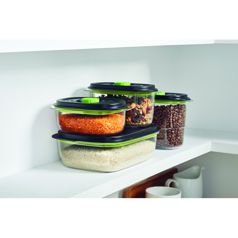 KitchenCraft - Tupperware hermétique en plastique transparent