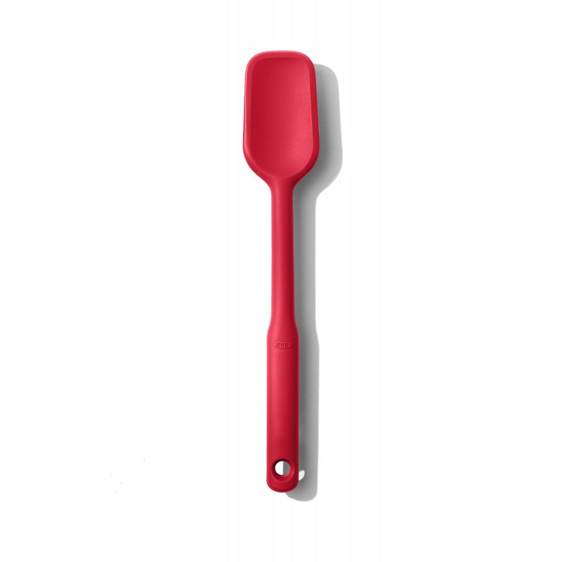 Oxo Good Grips - Spatule Cuillère Silicone 30 cm Rouge - Les Secrets du Chef