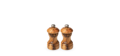 Bistro Duo Moulins à Poivre et à Sel 10 cm Bois d'Olivier 