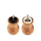 Bistro Duo Moulins à Poivre et à Sel 10 cm Bois d'Olivier  - Peugeot