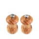 Bistro Duo Moulins à Poivre et à Sel 10 cm Bois d'Olivier  - Peugeot